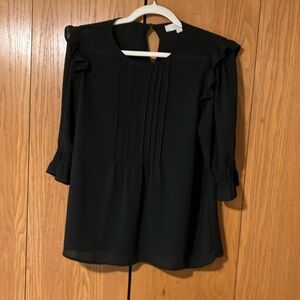Elegant Black Women's Top